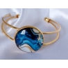 Bracelet  cabochon vague