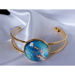 Bracelet  cabochon vague