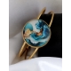 Bracelet  cabochon vague